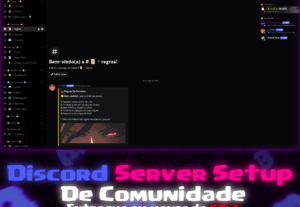 Eu vou entregar servidor Discord pronto configurado com bots