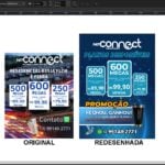 Eu vou criar artes prontas para impressão