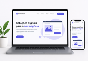 Eu vou fazer Criação de sites e Landing Pages Profissionais