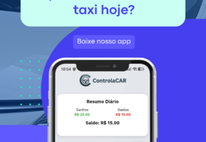 Eu vou criar seu controle financeiro para Uber ou Táxi