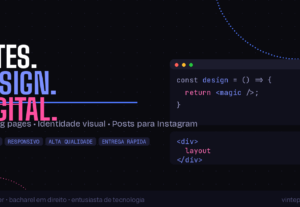 Eu vou criar seu site, landing page ou arte para redes socia...