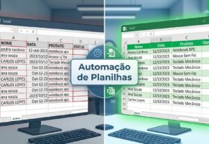 Eu vou automatizar e corrigir sua planilha bagunçada