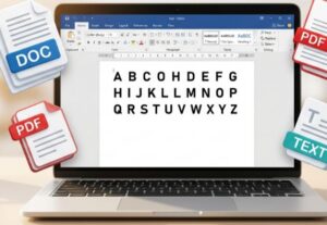 Eu vou transcrever áudio e digitar seu documento em PDF>W...