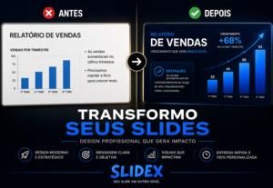 Eu vou Fazer slides incríveis para você