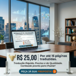 Eu vou traduzir de forma professional