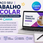 Eu vou fazer um resumo escolar completo + slides no Canva