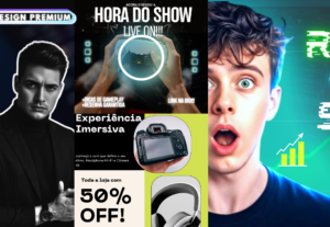 Eu vou Fazer Pack de Design Elite para YouTube e Social Medi...