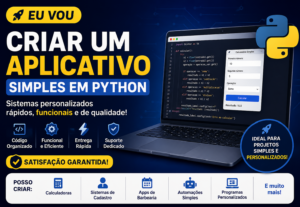 Eu vou criar um aplicativo simples em Python para você