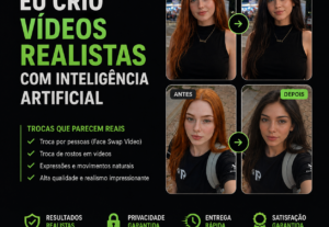 Eu vou Fazer Troca de Rostos e Vídeos Realistas com IA