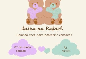 Eu vou criar seu convite e música personalizada