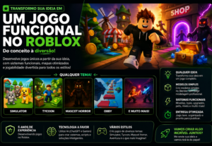 Eu vou Transformar a sua ideia em um jogo funcional no roblo...