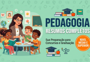 Eu vou fazer Resumos Esquematizados de Pedagogia e Educação