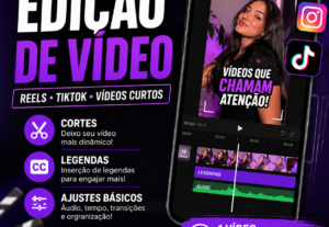 Eu vou editar 1 vídeo curto para Instagram ou TikTok