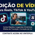 Eu vou editar seus videos para Reels e TikTok