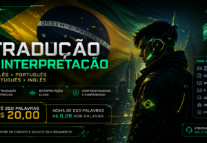 Eu vou prestar serviços de tradução para você