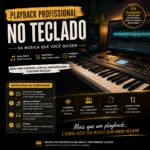 Eu vou criar um playback profissional no teclado