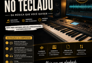 Eu vou criar um playback profissional no teclado