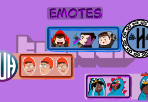 Eu vou fazer seus emotes da twitch.