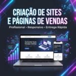 Eu vou criar um site profissional ou página de vendas modern...