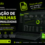 Eu vou criar uma planilha personalizada.