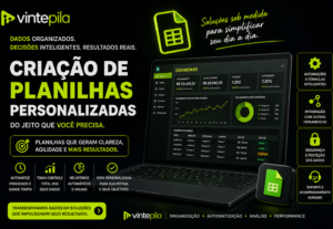 Eu vou criar uma planilha personalizada.