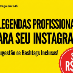 Eu vou criar 7 legendas profissionais e criativas para o seu