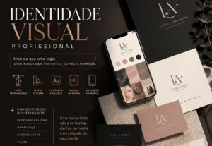 Eu vou criar uma identidade visual profissional