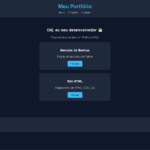 Eu vou criar páginas web simples com HTML, CSS e JavaScript