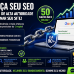 Eu vou criar 50+ Backlinks Alta Autoridade DA 80+
