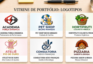 Eu vou criar um logotipo profissional e moderno para sua mar...
