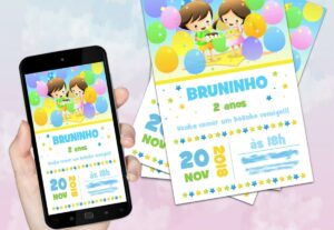 Eu vou criar seu convite digital personalizado em até 24 hor
