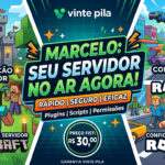 Eu vou configurar seus jogos ou servidores.