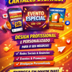 Eu vou fazer banners, artes e cartazes digitais