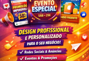 Eu vou fazer banners, artes e cartazes digitais
