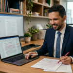 Eu vou revisar a gramática do texto tornando-o profissional.