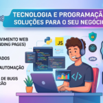 Eu vou fazer serviços gerais na área da tecnologia.