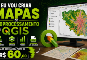 Eu vou criar mapas de geoprocessamento no Qgis