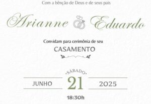 Eu vou Criar convites digitais personalizados