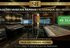 Eu vou produzir seu Jingle ou Música Profissional