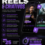 Eu vou editar seu reels ou criativo em 24 horas