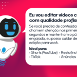 Eu vou editar vídeos curtos com qualidade profissional