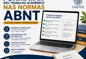 Eu vou padronizar seu trabalho acadêmico nas normas ABNT