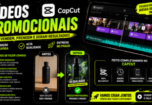 Eu vou editar vídeos curtos com legenda e cortes dinâmicos