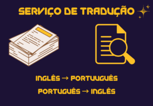 Eu vou traduzir um texto do inglês para o português.