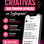 Eu vou Fazer legendas que chamam atenção no Instagram.