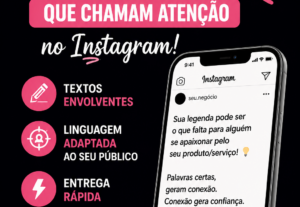 Eu vou Fazer legendas que chamam atenção no Instagram.