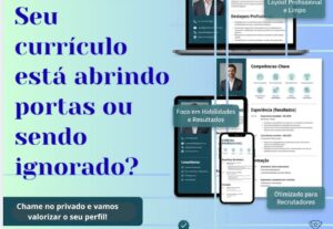 Eu vou criar seu currículo impossível de ser ignorado