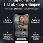Eu vou criar vídeos Tiktok Shop/Shopee Videos - Redes Sociai...