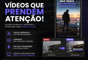 Eu vou editar vídeos para Reels e TikTok