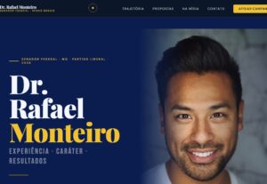 Eu vou fazer seu site político de campanha com alta conversã...